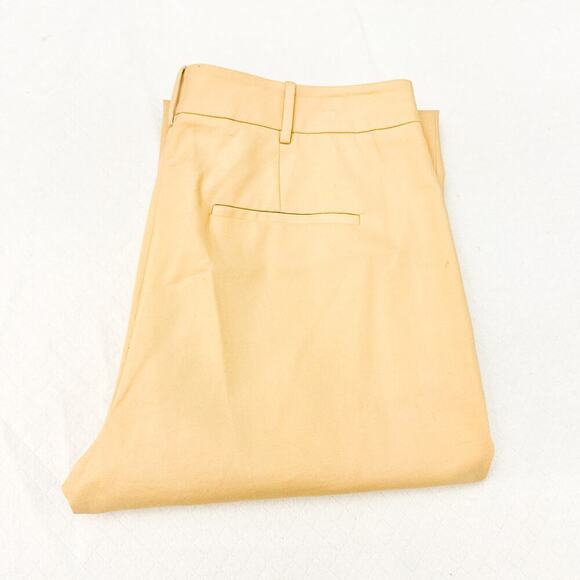 Rebecca Taylor Pleated Flared Suit Trouser Pant Cream/Wheat Size 12 $295 NWT - Picture 1 of 12